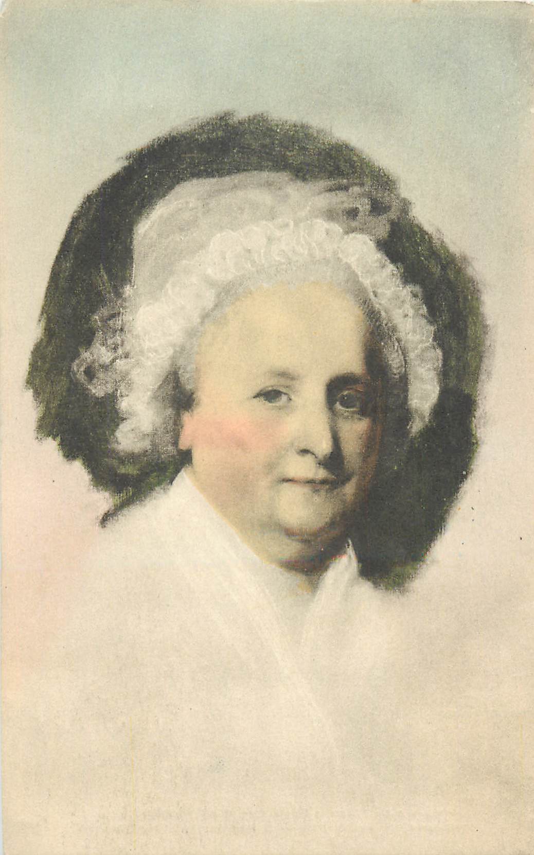"Portrait of Martha Washington - by Gilbert Stuart"