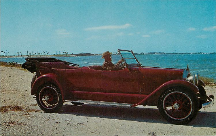 1922 Mercer Classic Car Postcard