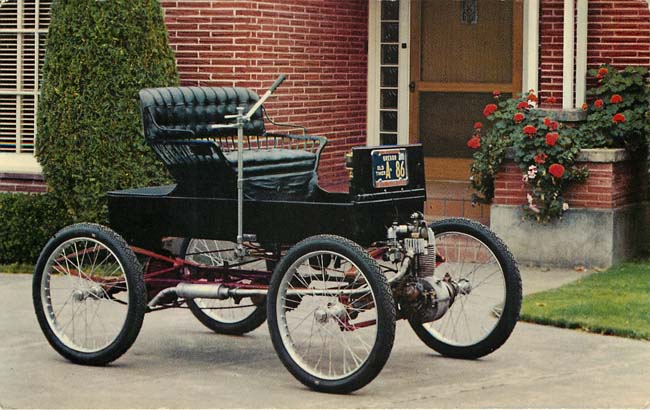 1902 Crestmobile Postcard