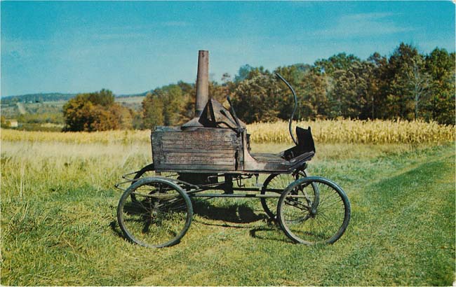 1889 LocoMobile Postcard