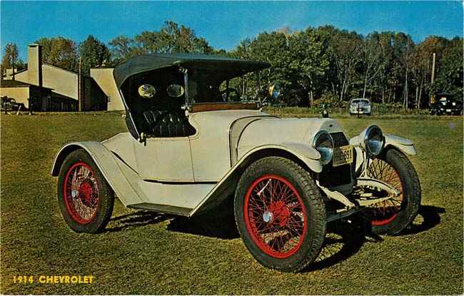 1914 Chevrolet Car Postcard