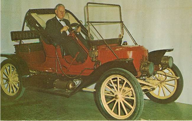 1910 Stanley Steamer Classic Car Postcard