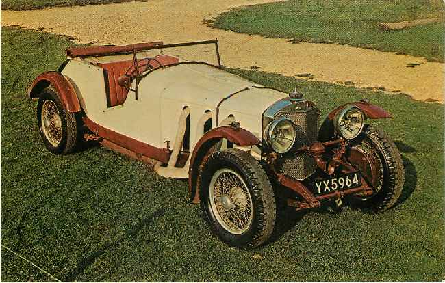1927 36/220 h.p. Mercedes-Benz "S" Classic Car Postcard