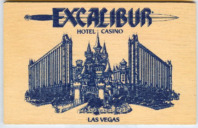 Excalibur Hotel Casino - Las Vegas (Wooden) Postcard