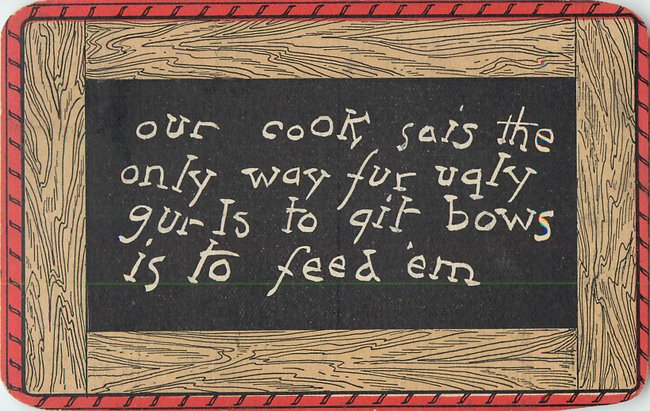 "Our cook sias" drawing of slate/chalkboard (copy1)