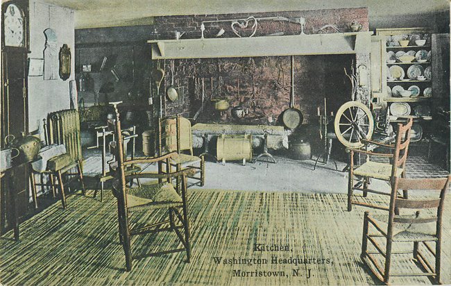 Spinning wheel in "Kitchen,Washington Headquarters,Morristown,NJ