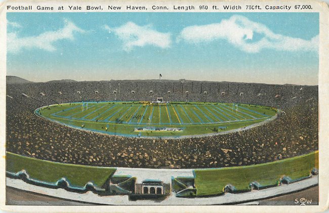 Football Game at Yale Bowl, New Haven Conn