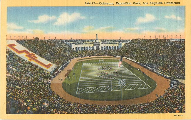 Coliseum, Exposition Park, Los Angeles, Ca