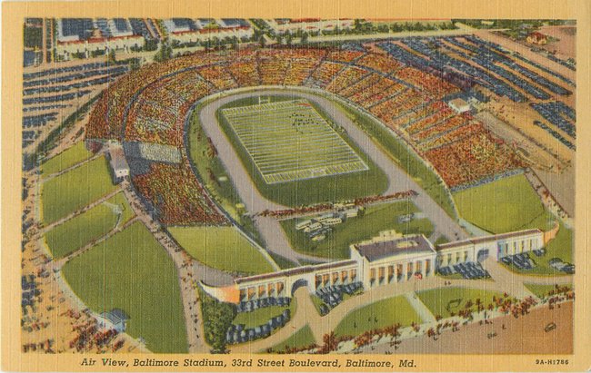 Air View, Baltimore Stadium, 33rd St Boulevard, MD (copy 2)