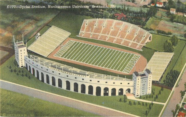 Dyche Stadium, Northwestern University Evanston, Ill
