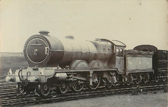Locomotive N.B.R. Train Postcard