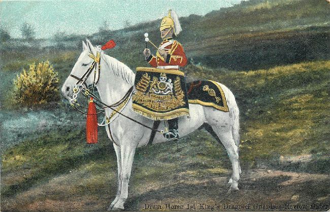 Drum Horse, First Kings Dragons Guards Review Order Postcard