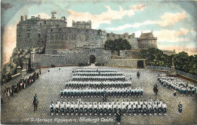 Argyle and Sutherland Highlanders, Edinburgh Castle Postcard