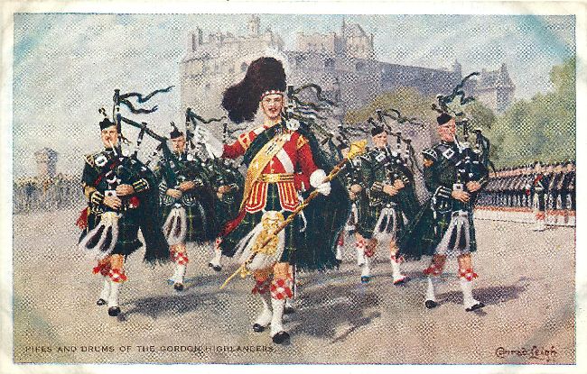 The Gordon Highlanders - Signed by Conrad Leigh