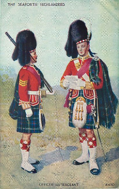 The Seaforth Highlanders - Officer and Sergeant