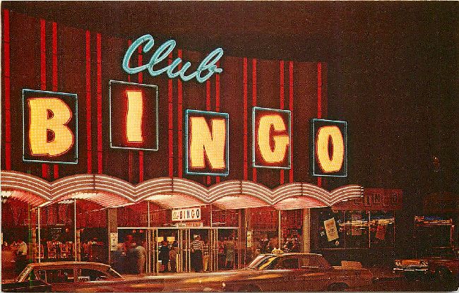 Club Bingo Las Vegas Nevada Postcard