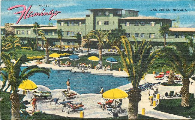 Hotel Flamingo - Las Vegas, Nevada Postcard