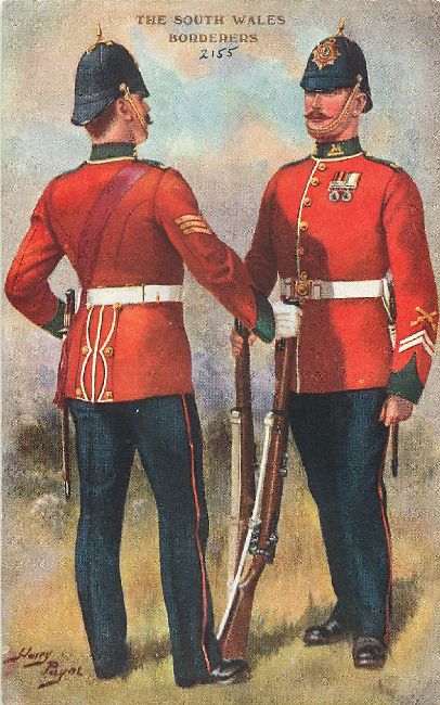 The South Wales Borderers - Signed by Harry Payne