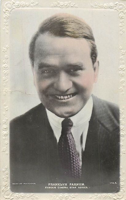 Franklin Farnum Edwardian Actor Postcard