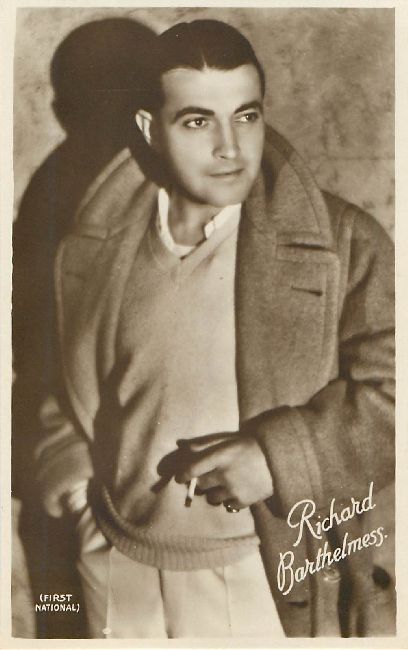 Richard Barthelmess First National Cinema Actor Postcard