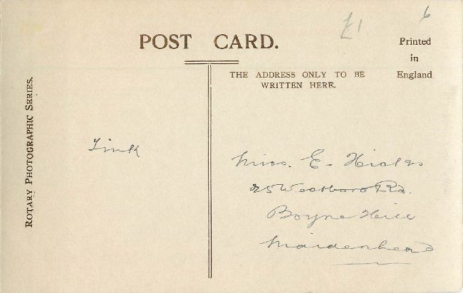 "King of Cadonia" Mr. Bertram Wallis & Miss Isabel Jay Postcard