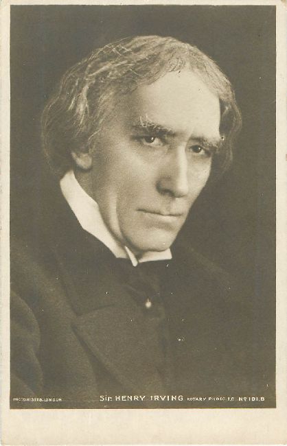 Sir Henry Irving Rotary Photographic Series No.101B Postcard