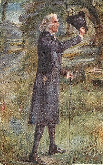Sir Henry Irving as "The Vicar of Wakefield" Postcard