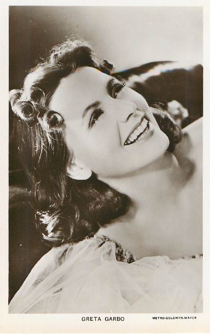 Greta Garbo Postcard