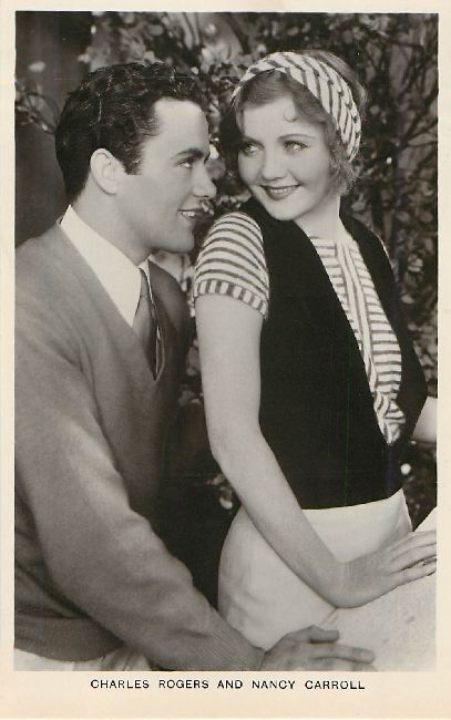 Charles Rogers and Nancy Carroll Postcard