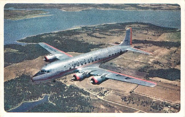 American Airlines Postcard