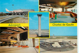 Aeroport Charles de Gaulle Postcard