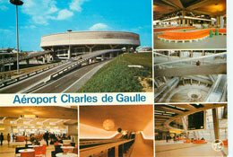 Aeroport De Gaulle Postcard Photos of Inside the airport