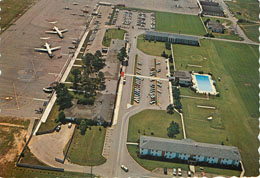 The Continental Airport Hotel Postcard Augusta Georgia