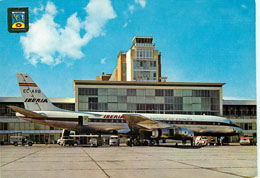 Iberia Airlines Postcard Douglas DC-8 Jet