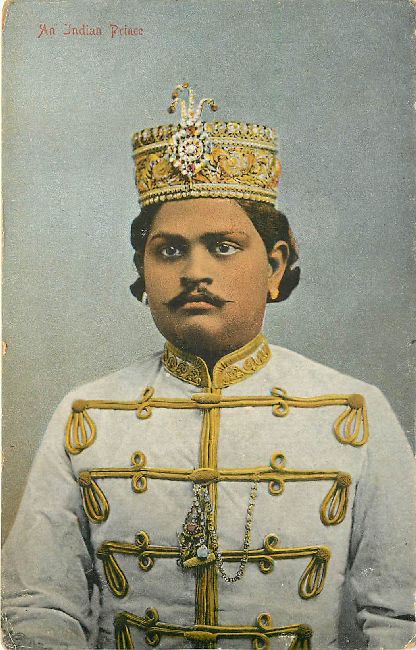 An Indian Prince Royalty Postcard