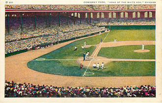 Baseball Postcard - Comiskey Park, "Home of the White Sox."