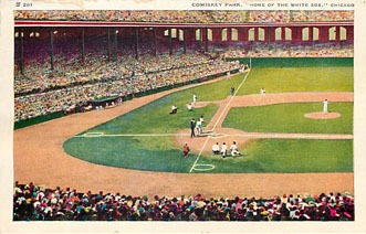 Baseball Postcard - Comiskey Park, "Home of the White Sox"