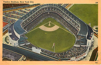 Baseball Postcard - Yankee Stadium, New York City