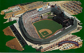 Baseball Postcard - The Ballpark in Arlington