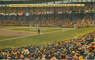 Baseball Postcard - Sportsman's Park, St. Louis, MO.