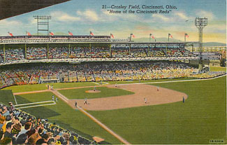 Baseball Postcard - Crosley Field, Cincinnati, Ohio