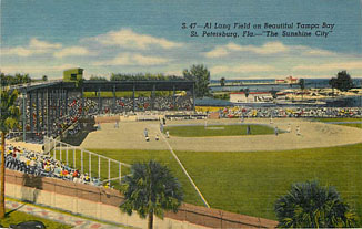 Baseball Postcard - Al Land Field on Beautiful Tampa Bay