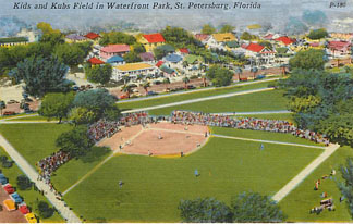 Baseball Postcard - Kids and Kubs Field in Waterfront