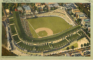 Baseball Postcard - Wrigley Field, Chicago, Illinois