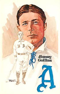 Jimmy Collins Perez Galleries Steele baseball postcard