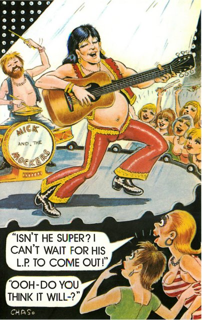 "Mick and the Mockers" Bamforth Comic Postcard