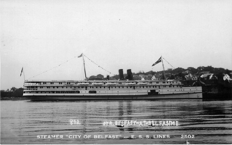 Steamer "City of Belfast" - E.S.S. Lines - No. 2502