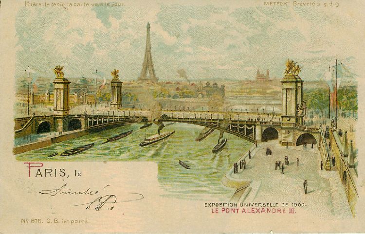 Paris - Le Pont Alexandre III - France
