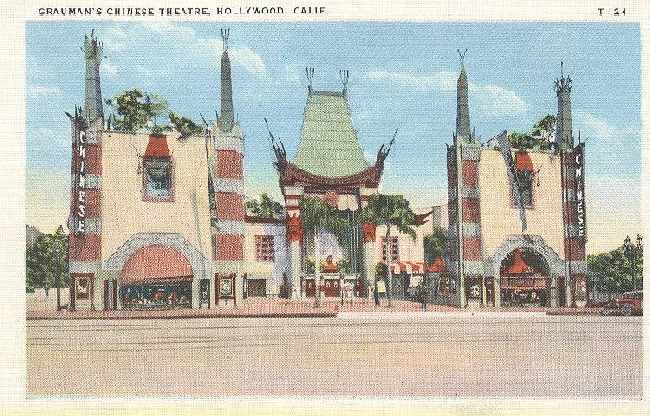 Grauman's Chinese Theatre, Hollywood, Calif.