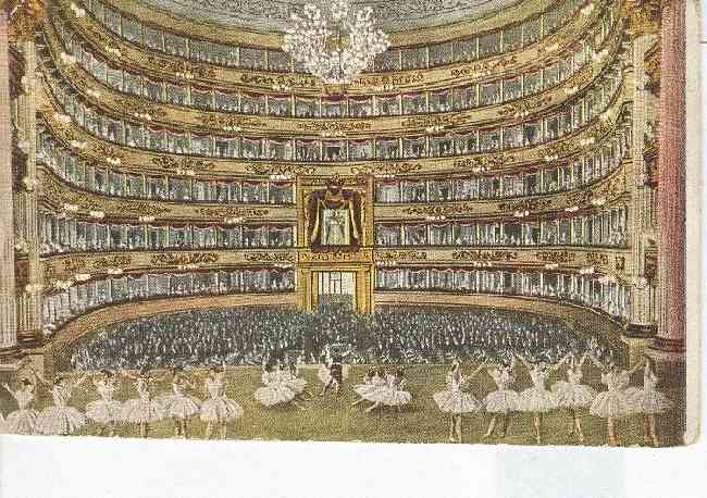 Milano-Teatro della Scala (interno) 1932